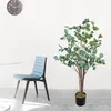 Decovego Künstlicher Eukalyptus, Kunstpflanze, Kunstbaum Produktbild-Vorschau 2