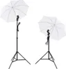 vidaXL Kit studio photo : 5 fonds colorés & 2 parapluies Voir les images du produit 3