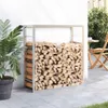 vidaXL Stojak na drewno opałowe 80x28x86 cm stal nierdzewna Podgląd zdjęcia produktu 11