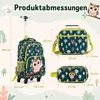 Mochila infantil con ruedas COSTWAY Eulen, mochila escolar Vista previa de la imagen del producto 3