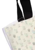 Mr. & Mrs. Panda Tote Bag Alpaka Blume - Kaktus Grün - Produktbild-Vorschau 3