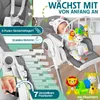 KIDIZ® 3in1 Hochstuhl Kinderhochstuhl inkl. Spielbügel , Produktbild-Vorschau 5