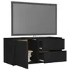Mobile TV nero 80x34x36 cm materiale legno Anteprima dell’immagine prodotto 5