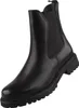 A single black leather Chelsea boot with a thick sole is shown against a white background. Voir les images du produit
