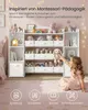 SONGMICS Kinderregal mit 4 offenen Fächern, Kinderregal, 9 Produktbild-Vorschau 6