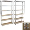 2x Schwerlastregal Steckregal 200x100x30 Archivregal Produktbild-Vorschau 1