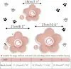 Diagram showing different sizes of flower-shaped pet cones with measurements. Produktbild-Vorschau