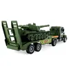 Großer Militär Transporter mit Panzer – Armee Spielzeug mit Produktbild-Vorschau 9