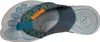 Sandale "Swing Men" von La Sportiva; grau mit blauen und orangefarbenen Akzenten; flache Sohle; ergonomisches Design. Produktbild-Vorschau