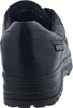 Rear view of a black leather shoe. Produktbild-Vorschau