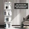 OYAJIA Bücherregal Drehbare Bücherregal, 4 Etagen Produktbild-Vorschau 9