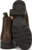 The image shows the sole and back of two brown Blundstone boots. Produktbild-Vorschau