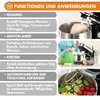Robot de cuisine KRUMAD 700W - Bol de 3L en inox, 6 Voir les images du produit 4