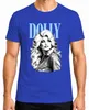 Maglietta da uomo, blu, taglia L, con la scritta "Dolly Anteprima dell’immagine prodotto 1