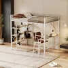 Letto a castello AIORBER, 90x200cm, in acciaio e MDF, con Anteprima dell’immagine prodotto 2