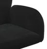 Chaise de bureau vidaXL, 54 x 55 x 90 cm, noire, revêtue de Voir les images du produit 6