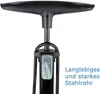 Luftpumpe Metall Fahrradpumpe 11 bar Standpumpe Manometer Produktbild-Vorschau 2