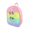 Ogi Mogi Toys Bunny Barevný batoh pro dívky, mini Náhled obrázku produktu 1