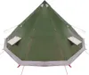 vidaXL Tipi Zelt mit Dach mit Speicher Grün 560 x 560 x 300 Produktbild-Vorschau 5