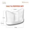 Ensemble de salière et poivrière Wilmax avec plateau, en Voir les images du produit 3