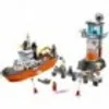 A LEGO set featuring a rescue ship and a coast guard tower. Produktbild-Vorschau