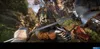 First-person view of a medieval sword fight in a forest. Produktbild-Vorschau