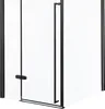 Kabina prysznicowa Kerra LONG 100x80cm BL, profil czarny, Podgląd zdjęcia produktu 2