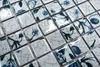 Mosaikfliese Retro Vintage Keramik weiß blaue Blume Produktbild-Vorschau 4