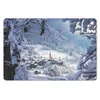 MuchoWow® Schreibtischunterlage Alpen - Schnee - Dorf 60x40 Produktbild-Vorschau 1