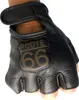 Biker Handschuhe - Route 66 - Lederhandschuhe fingerlos Produktbild-Vorschau 2