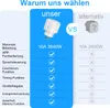 4er Set Smart Steckdose WiFi, EU Stecker, 16A, mit Produktbild-Vorschau 3