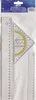 TSI Zeichengarnitur 3-tlg.:Lineal 30 cm,17cm,Geodreick Produktbild-Vorschau 1