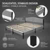 ML-Design Polsterbett 180x200 cm Grau Doppelbett mit Produktbild-Vorschau 3
