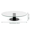 Drehbare Tortenplatte Ø 30 cm aus Glas – Kuchenplatte für Produktbild-Vorschau 3