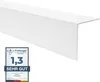 A white L-shaped corner profile with a quality seal in the bottom left corner. Anteprima dell’immagine prodotto