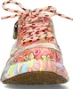 Laura Vita Damen Sneaker floral Leder mit Reißverschluss Produktbild-Vorschau 5