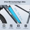 HITWAY BK33 E Bike 26" x 2,35 Reifen, Aluminiumrahmen, 36V Produktbild-Vorschau 4
