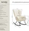 tectake® Schaukelstuhl  Swing 70 x 93 x 100 cm, Produktbild-Vorschau 5
