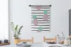 MuchoWow® Wandteppich Wandbehang Sommer - Ananas - Streifen Produktbild-Vorschau 3