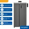 Exquisit Side-by-Side Kühlschrank mit Gefrierfach, 442 Produktbild-Vorschau 2