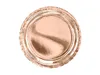 6 piatti di carta rotondi in oro rosa, lucidi, 23cm Anteprima dell’immagine prodotto 3