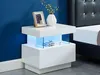 Nachttisch mit 1 Schublade und 1 Nische - Mit LEDs - MDF - Produktbild-Vorschau 2