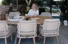 Ovaler Gartentisch Cadiz | 240 x 115 cm | Tecon Teak | Produktbild-Vorschau 3