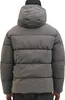 Back view of a person wearing a gray puffer jacket. Produktbild-Vorschau