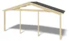 Casetta da giardino in legno con veranda e tettoia - 48m2 - Anteprima dell’immagine prodotto 9