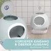 PawHut Kočičí záchod s podložkou, lopatkou a přenosnou Náhled obrázku produktu 7