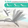 Lot de 2 chaises longues COSTWAY, chaises de jardin avec Voir les images du produit 4