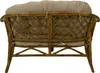 Back view of a rattan sofa with cushions. Anteprima dell’immagine prodotto