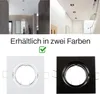 LUMILED 6x zapustené bodové svietidlá otočné ploché body Náhľad obrázku produktu 6