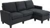 HOMCOM Ecksofa Couchgarnitur mit wendbarer Chaiselongue Produktbild-Vorschau 1